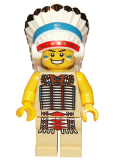 LEGO col034 Tribal Chief - Minifig only Entry