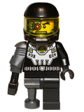 LEGO col038 Space Villain - Pearl Dark Gray Pirate Peg Leg - Minifig only Entry